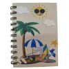 Donghu Paper Products A6 Seaside Vacation Pattern Coil Book Item Picture